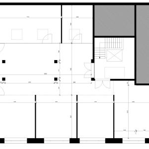 Plattegrond kantoor