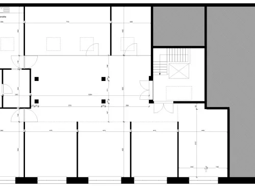 Plattegrond kantoor